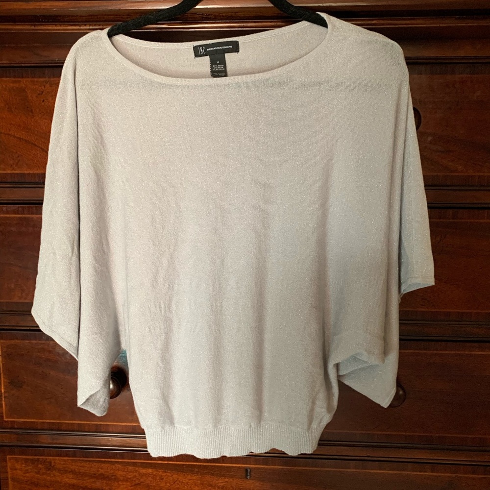 INC Silver shirt